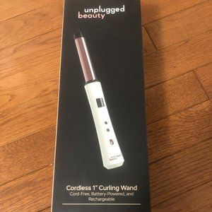 Unplugged Beauty - Cordless 1" Curling Wand - White